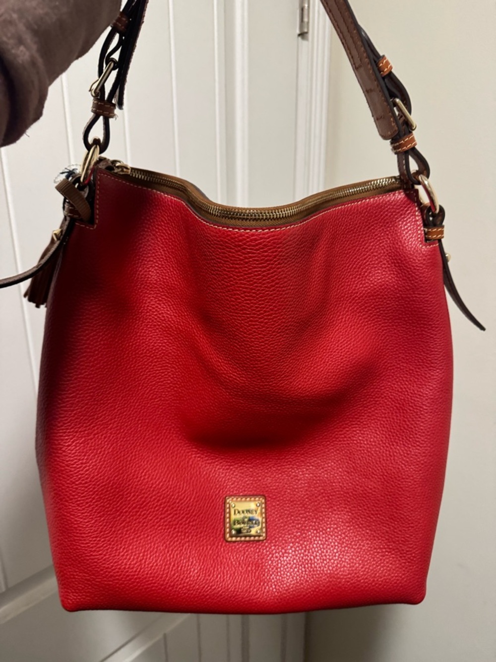 Dooney & Bourke Pebble Large Leather Shoulder Bag